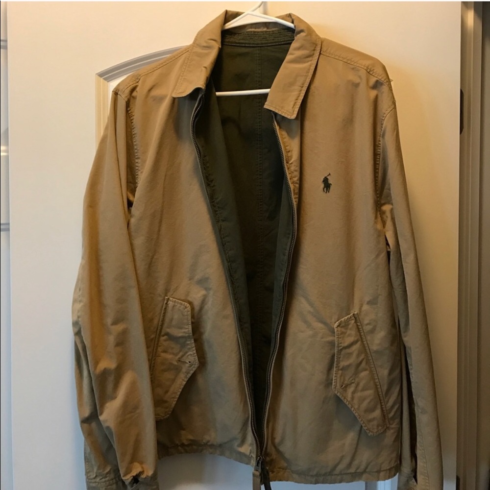 Polo tan jacket